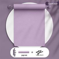 Xin Jing Zhou 8mm Extra-Thick TPE Yoga Mat violetinė