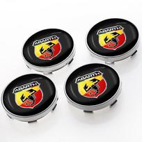 4pcs60mm Car Wheel Center Hub Cap Rim Cover Emblem Stickers For Fiat Punto Abarth 500 Stilo Ducato Palio Bravo Doblo Accessories