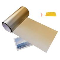 1pcs Hot Sale Newest Gold Sun Visor Strip Tint Film Car Front Windshield UV Shade Auto Replacement  Car Accessories China Mainland