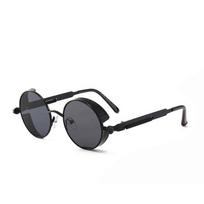 Steampunk Stylish Men Vintage Circular Sun Glasses Metal Steam Punk Style Sun Glasses Professional Vision Correction Metal