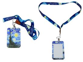 Etui Na Kartę Identyfikator Van Gogh Gwiaździsta Noc Smycz Do Kart