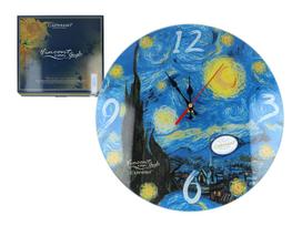 Zegar Ścienny Dekoracyjny Van Gogh Gwiaździsta Noc Malarstwo Carmani