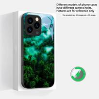 Forest Stream Pattern Suitable For iPhone 16E 17 Pro Max 15 Pro 14 13 Plus 12 mini 11 16 Air 17Pro magnetism Glass Phone Case iPhone 15 Pro Max