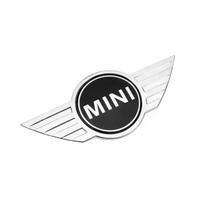 3D ABS Automobilio Stiliaus Variklio Dangčio Emblema Lipdukas Modifikavimas Pakeitimas BMW Mini Cooper Logotipui R55 R56 R60 R61 Priekinės Galvos Aksesuarai rear R56-1P