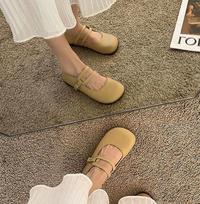 Apvalūs batai moterims Gothic White Mary Jane Flats Moteriška Vasarinė Avalynė Mokasinai Juodi Japoniško Stiliaus Lolita Mieli 39 38 chaki
