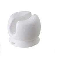 1/5 Bathroom Accessories PCS Toothbrush Holder Suction Cup Multi-Function Hook Wall Storage Bathrooms Shower Organizer Supplies (White,1PC) balta