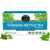 TEACURRY Stinging Nettle Tea (30 Tea Bags, 1 month Pack) - Helps with Kidney Wellness, Level of Sugar - Stinging Nettle Tea blue