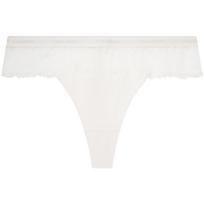 Calvin Klein Modern Attraction Sexy Lace Thong Underwear Women underwear Ivory QF7980 XS