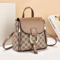 Bag messenger bag women's 2025 new fashion backpack pu Korean student personalized backpack women's bag