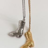 August Harmony Cowboy Boots Necklace / 2color Gold