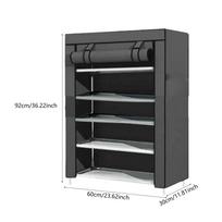 6/8/10 Layers Shoe Rack Heavy Duty Shoes Shelf Dustproof Shoe Storage Cabinet Space Saving Large Capacity Multi Layer