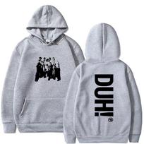 KPOP P1Harmony DUH Album Funny Hoodie Hip Hop Graphic Sweatshirt 90S Vintage Streetwear Harajuku Tracksuit Y2K Clothes S