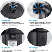 Air Pump for Air Mattress, Air Mattress Pump for Inflatables, Quick Fill Inflator Deflator Air Pump Perfect for Outdoor Camping juoda