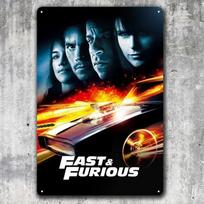 Fast ; Furious Movie Metal Poster - Collectable Tin Sign 20x30cm  -aluminum 20x30cm（7.8x11.8inch）
