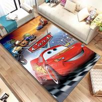 Lightning McQueen Cars Cartoon Racing Carpet Rug for Home Living Room Bedroom Sofa Doormat Decor,kid Area Rug Non-slip Floor Mat 40x60cm(15x23in)