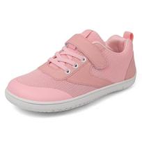 Unisex Kids' Lightweight Non-slip Breathable Mesh Velcro Sports Shoes for Spring/Autumn 25 rožinė
