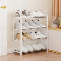Creative Simple Plastic Assembly Shoe Rack Cartoon Multi-Layer Assembly Home Shoe Rack Dormitory Stainless Steel Storage Rack