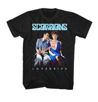 Lovedrive Scorpions Short Sleeve Black T-Shirt Gift For Men Women Funny Black Unisex T-Shirt L