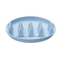 Silicone Tortilla Plate Holder With Divided Non- Tray One Size mėlyna