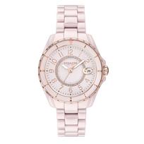 Coach Preston Watch with Pink Dial and Ceramic Strap Women's (14503463) [Official Import] rožinė