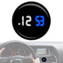Laikrodis Transporto Priemonės Prietaisų Skydeliui Atsparus Vandeniui Lipdukas Ant Prietaisų Skydelio Laikrodis Jutiklinis Valdymas Laikrodžiai Kabrioletui Visureigiui Kelionėms Automobiliui juoda