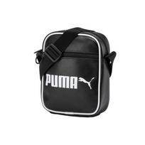 Puma Messenger Leather Shoulder Crossbody Bag Regular Unisex Couple Unisex bags Black 076641-01 Black