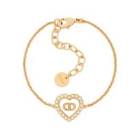 Dior logotipas dervos apyrankė Moteriška apyrankė Auksinė B3075WOMVE_D301 F,Gold