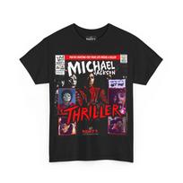 Michael Jackson Thriller MJ Marškinėliai Komiksų Menas Ricky P Unisex Storo Medvilnės Marškinėliai M
