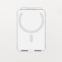 Transparent For MagSafe Card Sleeve Shockproof 2 Card Slots Magnetic Stand Card Holder Detachable for iphone 17/16/15/14/13/12 skaidri