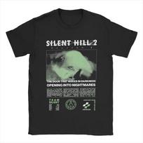 Men Silent Hill 2 T Shirts Cotton Clothing Casual Short Sleeve Round Neck Tee Shirt Adult T-Shirts Y2k Short Sleeves Classic 4XL