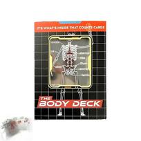Mannequin Body Deck Human Anatomy Playing Cards 3D X-Ray Designs Hislaves Image Educational Cards Funny Anatomy Poker Kids Gifts balta
