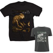 Pixies Doolittle Albumo Marškinėliai - Pixies Beždžionės Tinklelis Naujas - Oficialus M