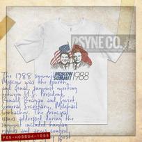 Moscow Summit 1988 Vintage Men's T shirt L
