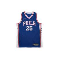 Nike NBA Philadelphia 76ers Ben Simmons 25 Quick Dry Youth Basketball T-Shirt 3Z2B7BZ2P-76RBS S