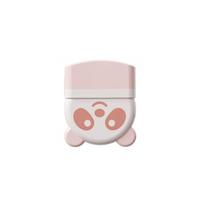 Professional Cat Hair Remover Anti-knot Removal Panda Pattern Dog Row Comb Mini Portable Cat Needle Comb Floating Hair Cleaning rožinė