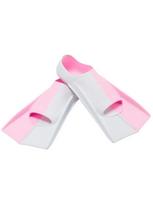 Swimming Flippers Silicone Frog Shoes Adult Snorkeling Duck Paw Diving Short Flippers  Scuba Diving Free Diving Fins 27-29 rožinė