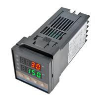 REX-C100 Skaitmeninis PID temperatūros reguliatorius Termostatas Relinis išėjimas + Maks. 40A SSR relė + K tipo termoporos zondas Aukštos kokybės RKC