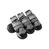 Adjustable Faux Fur Lined Dog Boots with Non Slip Rubber Sole and Hook and Loop Fasteners for Indoor Outdoor Use 1 juoda