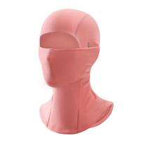 Unisex Balaclava Cycling Cap Cold-proof Hat Bike Full Face Cover Winter Warm Running Scarf  Sports Adult\Pink