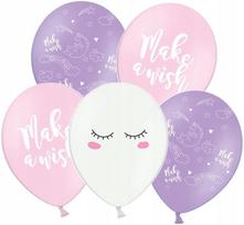 Balony Lateksowe Pastelowe Jednorożec Unicorn Urodziny Baby Shower 5Szt.