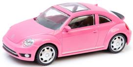 Volkswagen Beetle Różowy Model Auta 1:43 Samochodzik Kolekcjonerski