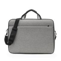 15.6/17 Inch Portable Laptop Bags Shoulder Strap Laptop Shoulder Bag  Business Briefcase 15.6inch pilka