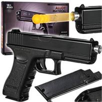Pistolet Na Kulki Plastikowe Replika Glock Metalowy C15A Czarny Sprężynowy