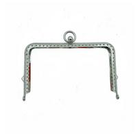Mini Metal Purse Frame Kiss Clasp Bag Hardware Vintage Purse Clasp Frame Purse Frame Handle Bag Accessories L sidabras