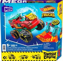 Zestaw Konstrukcyjny Hot Wheels Monster Trucks Smash Klocki Hng53 Pull Back