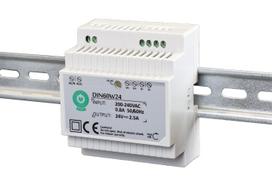 Din60W12: Din Rail Psu 12V/5A, Plastic Case, Step Type