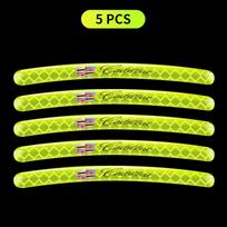 Car Wheel Hub Reflective Sticker Tire Rim Reflective Strips Decoration For Cadillac XT4 XT6 CTS DTS STS XTS ATS BLS SLS CT5