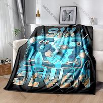 Bruh 67 Six Seven 6-7 Funny Brainrot Meme Print Blanket Home Bed Sofa Travel Blanket Sofa Bedding Cover Blanket Gift for Friends 75x90cm