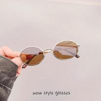 Hong Kong Style For Women Sunglass Oval Shaped Shape UV 400 Protection Protection Party Glasses High Quality Sun Glasses for For Men