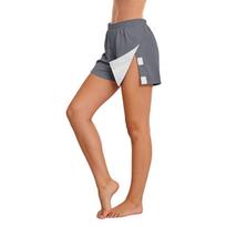 Women Post Surgery Recovery Shorts Side Velcro Closure Easy Open Close No Pocket Medical Care Elastic Waistband Comfortable Fit XL